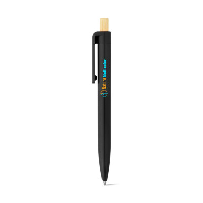 ZARA. Recycled ABS (100 rABS) ballpoint pen with bamboo button